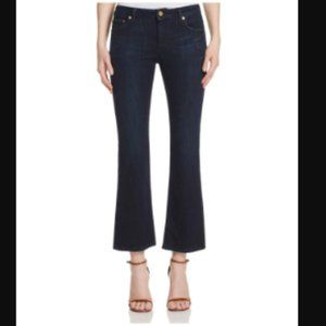 MICHAEL KORS IZZY CROPPED FLARE JEANS in STELLAR WASH 10w +MEASUREMENTS  New